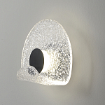 Бра из текстурированного прозрачного стекла с изогнутым краем Textured Glass  варинант исполнения - 2 | Loft Concept в Липецке