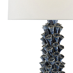 Настольная лампа с корпусом из цветков колокольчика Cascade of Blue Flowers варинант исполнения - 1 | Loft Concept в Липецке