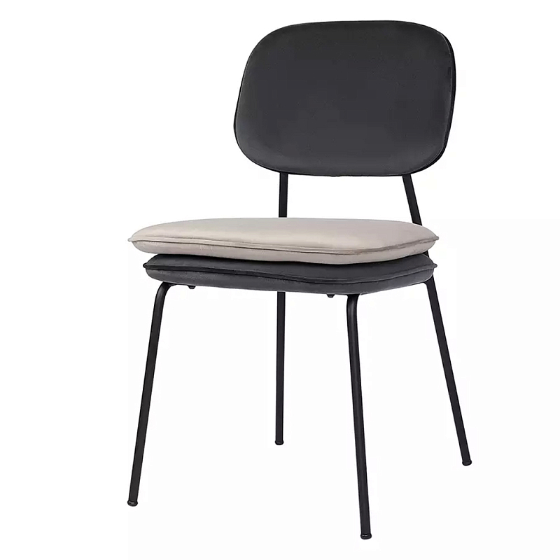 Стул с мягкой обивкой из велюра Soft Velor Chair Мульти Бежевый Стул с мягкой обивкой из велюра Soft Velor Chair Мульти Бежевый в Липецке | Loft Concept