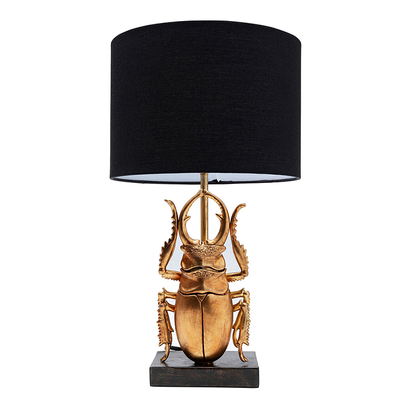 Настольная лампа Золотой жук Черный Золотой в Липецке | Loft Concept 