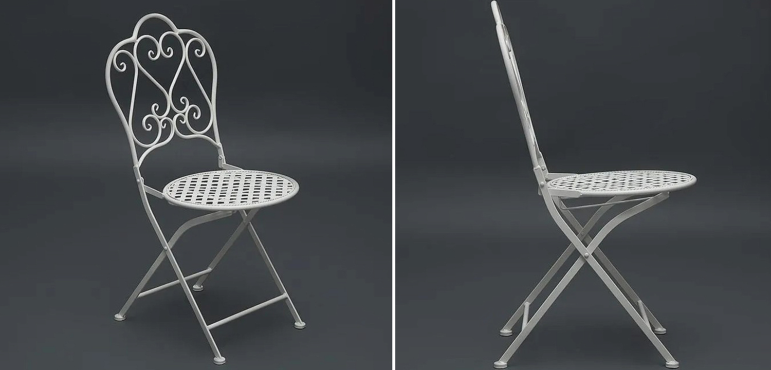 Стул Forged Patterns Love White Стул Forged Patterns Love White - Loft-Concept в Липецке