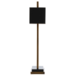 Настольная лампа прямоугольная с черным абажуром Strictness of Forms варинант исполнения - 3 | Loft Concept в Липецке