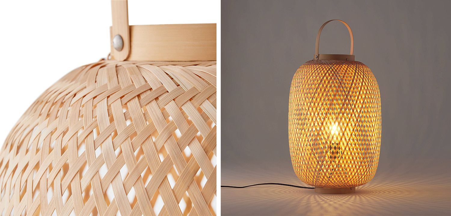 Настольная лампа Lantern Wicker Table lamp Настольная лампа Lantern Wicker Table lamp - Loft-Concept в Липецке