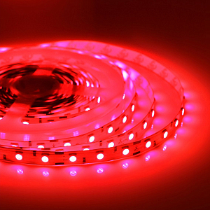 Светодиодная лента 14,4W/m 60LED/m 5050SMD красный
