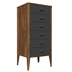 Комод из массива бука с 6-ю ящиками Tasteful Furniture варинант исполнения - 1 | Loft Concept в Липецке