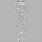 Люстра каскадня с 27-ю прозрачными шарообразными подвесами Bubbles Bocci варинант исполнения - 5 | Loft Concept в Липецке