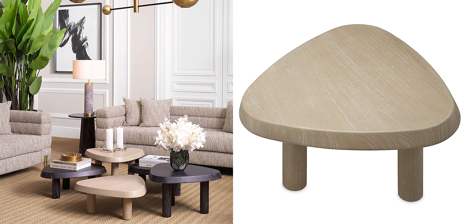 Кофейный стол Eichholtz Coffee Table Briel L Beige Кофейный стол Eichholtz Coffee Table Briel L Beige - Loft-Concept в Липецке