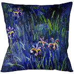 Подушка декоративная Ирисы Impressionism in Art варинант исполнения - 1 | Loft Concept в Липецке