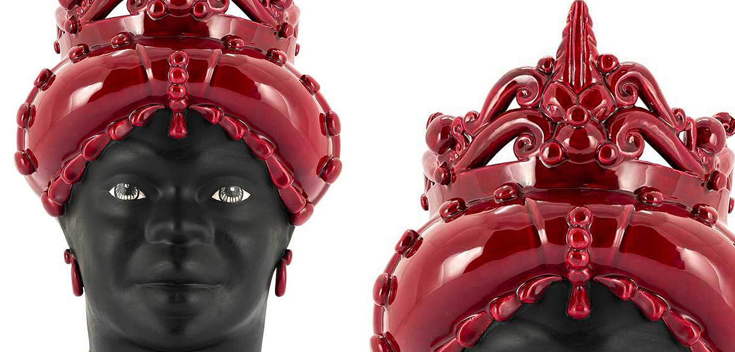Ваза VASE MORO LADY MED. MAT H45 burgundy Ваза VASE MORO LADY MED. MAT H45 burgundy - Loft-Concept в Липецке