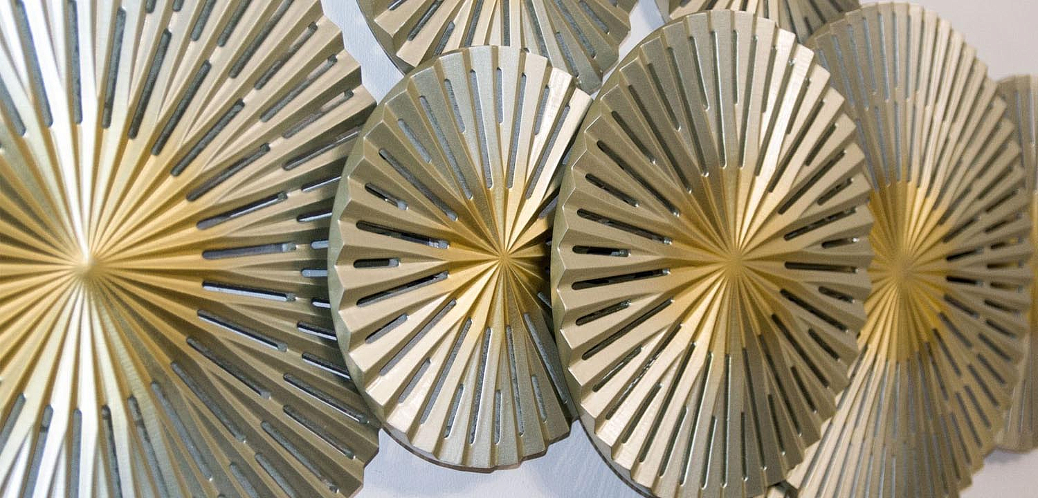 Арт-объект Apollo Gold and Silver Wall Plaque Disc gap 9 Арт-объект Apollo Gold and Silver Wall Plaque Disc gap 9 - Loft-Concept в Липецке