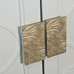 Шкаф бежевый двухдверный с полками и штангой Eccentricity варинант исполнения - 3 | Loft Concept в Липецке