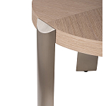 Столик журнальный круглый со светлым шпоном Light Veneer Table варинант исполнения - 6 | Loft Concept в Липецке