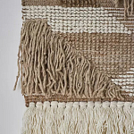 Панно из шерсти и хлопка с узором Beige Calista Cascade варинант исполнения - 7 | Loft Concept в Липецке