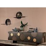 Дизайнерский комод с декором в виде круглых элементов на фасаде Matisse варинант исполнения - 4 | Loft Concept в Липецке