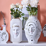 Ваза с золотисто-белыми фрагментами Faces of Imagination варинант исполнения - 3 | Loft Concept в Липецке