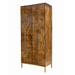 Распашной шкаф с фактурным фасадом Termite варинант исполнения - 2 | Loft Concept в Липецке