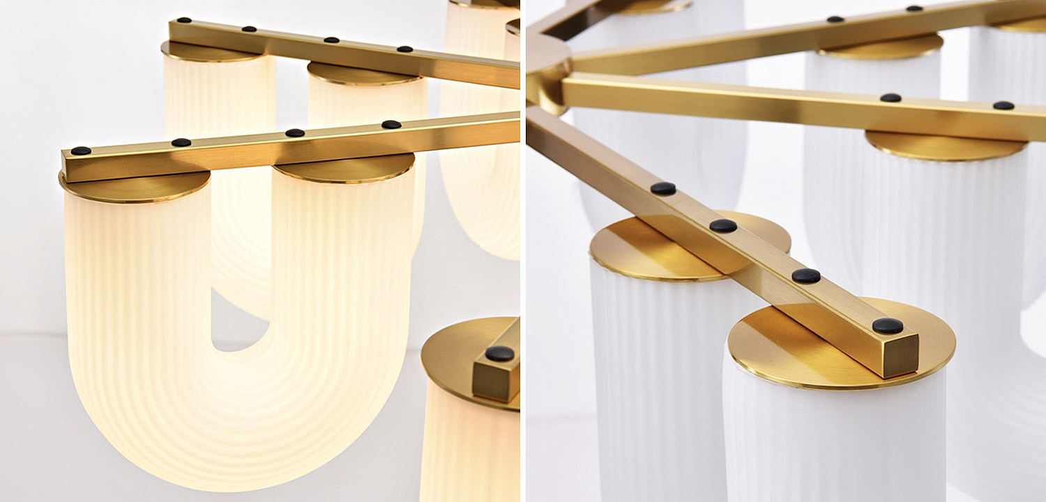 Люстра Berthe Arch Chandelier 8 плафонов Люстра Berthe Arch Chandelier 8 плафонов - Loft-Concept в Липецке