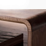 Кофейный стол из дерева с ящиком и нишей для хранения Coffee Walnut Table варинант исполнения - 6 | Loft Concept в Липецке