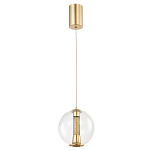 Подвесной светильник с плафоном в форме шара Inner Gleam Orb gold варинант исполнения - 4 | Loft Concept в Липецке