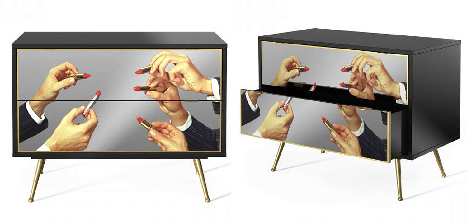Комод Seletti Chest of Two Drawers Lipstick Комод Seletti Chest of Two Drawers Lipstick - Loft-Concept в Липецке