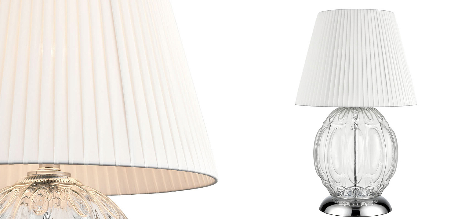 Настольная лампа Прозрачное Стекло Hailey Table Lamp Настольная лампа Прозрачное Стекло Hailey Table Lamp - Loft-Concept в Липецке