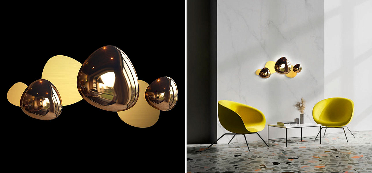 Бра Gold Matt & Gloss 2 Бра Gold Matt & Gloss 2 - Loft-Concept в Липецке