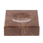 Подставка под шар квадратная из натурального камня Лемезит Natural Stone Sphere Stands варинант исполнения - 1 | Loft Concept в Липецке