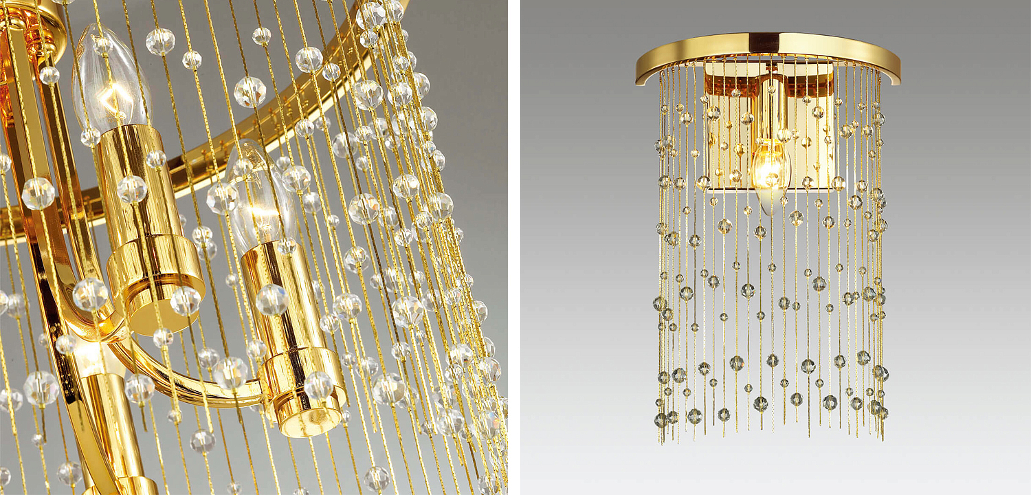 Бра Hailstorm Rain Wall lamp gold Бра Hailstorm Rain Wall lamp gold - Loft-Concept в Липецке