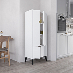 Комод белый с 4-мя дверцами на металлических ножках SPARK MULTIPURPOSE CABINET WHITE варинант исполнения - 7 | Loft Concept в Липецке
