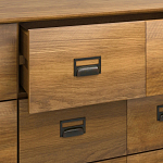 Деревянный комод с 6-ю ящиками Blanton Chest of Drawers варинант исполнения - 5 | Loft Concept в Липецке
