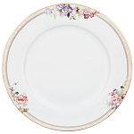 Сервиз столовый из фарфора белый с цветочным принтом на 6 персон 23 предмета Flower Porcelain Collection варинант исполнения - 3 | Loft Concept в Липецке