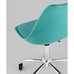 Офисный стул на металлическом основании EGGERY Blue пластик варинант исполнения - 3 | Loft Concept в Липецке