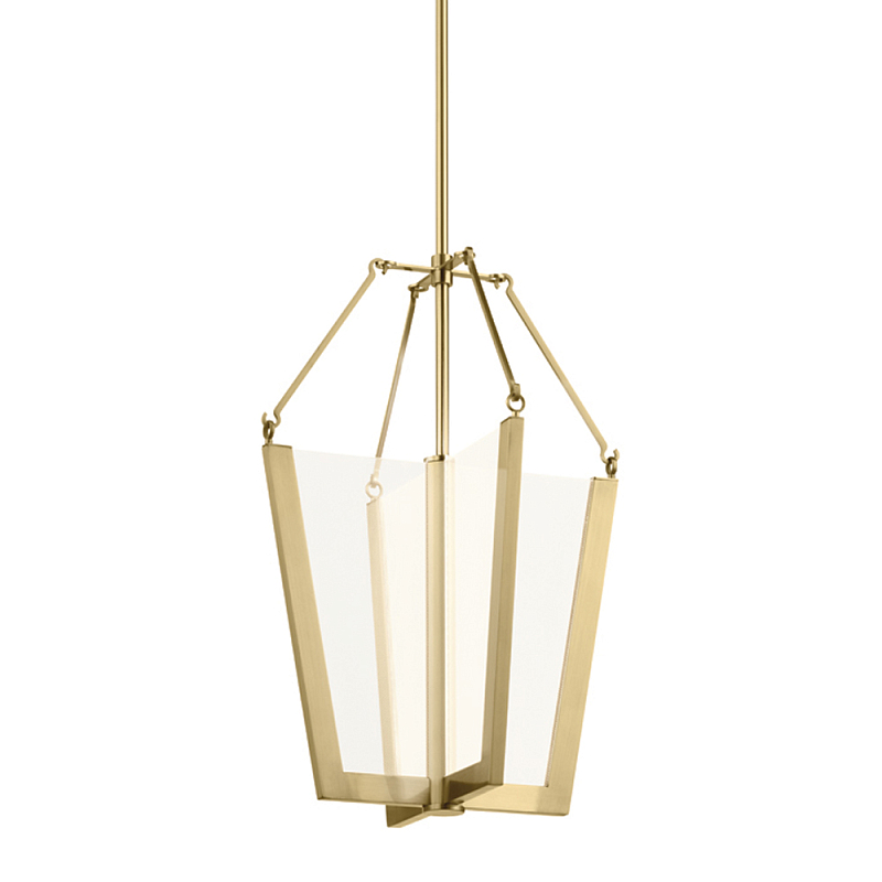  Подвесной светильник золотого цвета в форме фонаря Kichler Золотой в Липецке | Loft Concept 