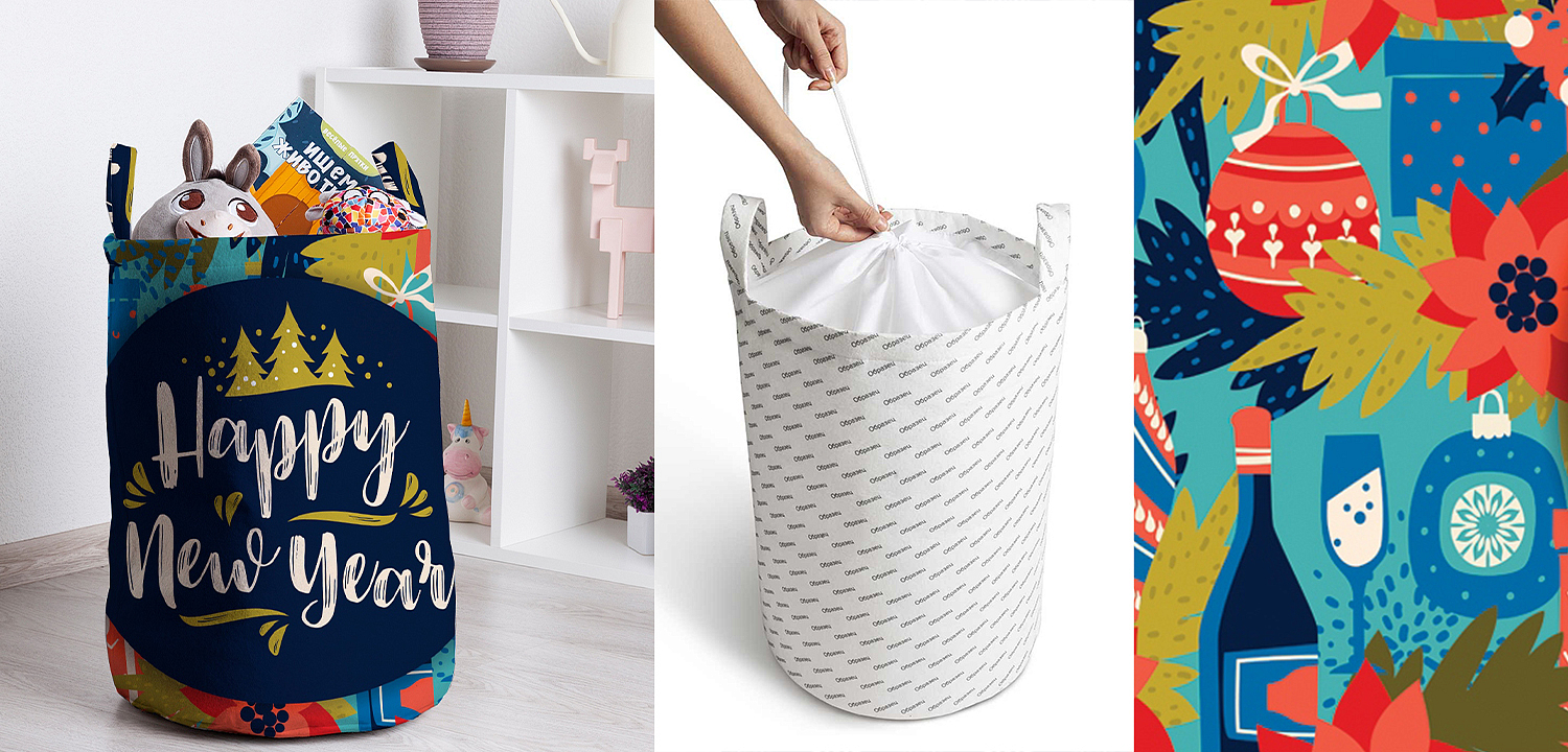 Корзина Happy New Year Basket Корзина Happy New Year Basket - Loft-Concept в Липецке