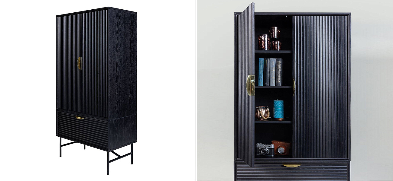 Шкаф Antique Order Черный Шкаф Antique Order Черный - Loft-Concept в Липецке
