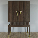 Кабинетный шкаф Elsa Dreams Walnut с 2-мя ящиками варинант исполнения - 3 | Loft Concept в Липецке