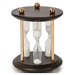 Часы круглые настольные Time Forward песочные варинант исполнения - 1 | Loft Concept в Липецке