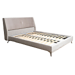 Кровать двуспальная серая Heart of the Bedroom варинант исполнения - 1 | Loft Concept в Липецке