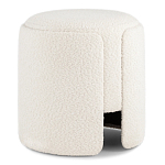 Дизайнерский Пуф Букле Poof Alice White Boucle  варинант исполнения - 1 | Loft Concept в Липецке