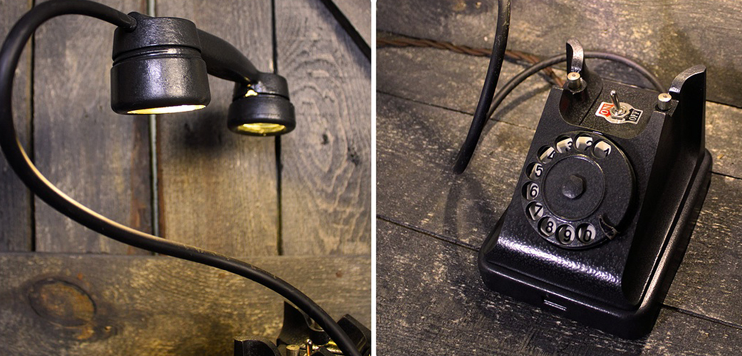 Настольная лампа Soviet Telephone I Настольная лампа Soviet Telephone I - Loft-Concept в Липецке