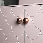 Дизайнерский комод розовый с фактурным фасадом Tiles варинант исполнения - 2 | Loft Concept в Липецке