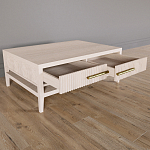 Кофейный стол Primo с двумя ящиками Светлый дуб варинант исполнения - 8 | Loft Concept в Липецке