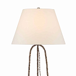 Торшер с конусовидным тканевым абажуром и фактурным каркасом Industrial Profile варинант исполнения - 2 | Loft Concept в Липецке