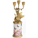 Фарфоровый подсвечник Лебедь с ангелом Asse варинант исполнения - 3 | Loft Concept в Липецке