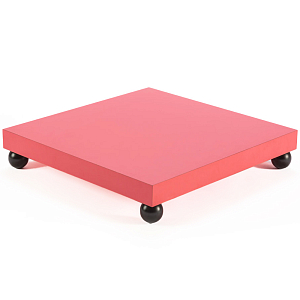 Дизайнерский кофейный стол на круглых ножках Poltronova T02 Pink Coffee Table