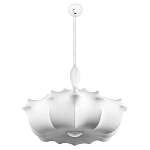 Подвесной светильник с белым фигурным абажуром и мягкими волнистыми краями Cloud Motion  варинант исполнения - 15 | Loft Concept в Липецке