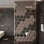 Гипсовая 3D панель с принтографией PM-30 варинант исполнения - 3 | Loft Concept в Липецке