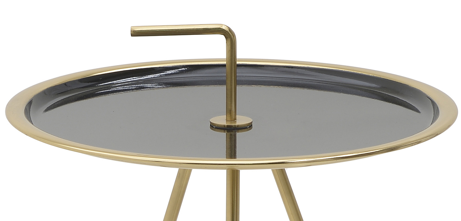 Приставной стол Salute Table Black Приставной стол Salute Table Black - Loft-Concept в Липецке