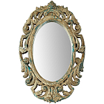 Настенное овальное зеркало Aina Mirror варинант исполнения - 1 | Loft Concept в Липецке