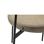 Стул металлический с мягкой спинкой и сиденьем Alfie Chair варинант исполнения - 9 | Loft Concept в Липецке